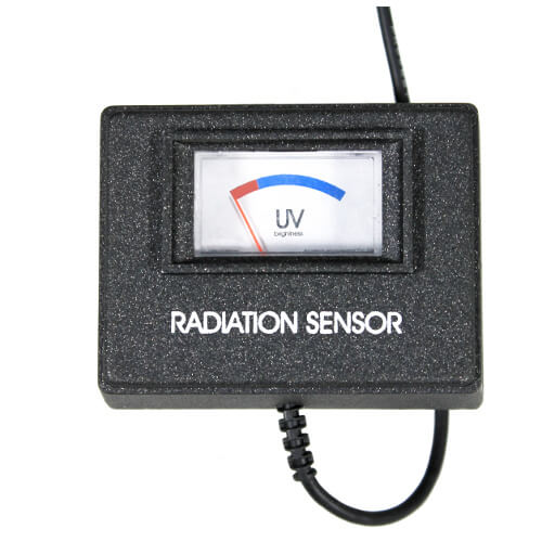 Irradiation brightness indicator