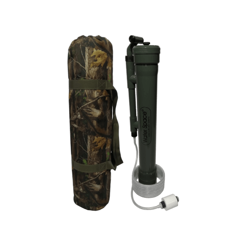 Portable water purification system for military and personal use