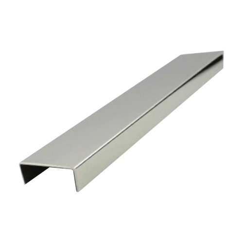 AISI 430 stainless steel U-shaped profiles (curved profile)