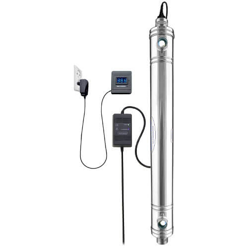 Ultraviolet water Sterilizer Model WS25DLE with optional indicators