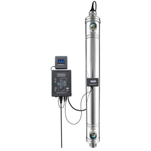 Ultraviolet water Sterilizer Model WS55D PRO with optional indicators